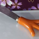 Odd Chicken Foot Spreading Knife Cheese Butter Spreads Glass Handle Steel Blade