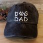 Black DOG DAD Baseball Cap New Adjustable No Tags Kitty Hat New