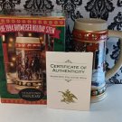 Hometown Holiday Budweiser Beer Stein Clydesdale Horses 1994, COA h  ᓚᘏᗢ