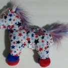 Ty Lefty 2004 Donkey Beanie Baby Babies Patriotic Election Political Democratic
