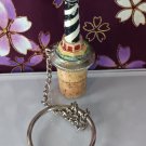 Lighthouse Wine Bottle Cork Stopper Bottle Ring and Chain Light House Guiding