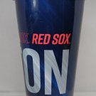 Blue Plastic Boston Red Sox Coffee Travel Mug Screw on Lid mugs cup cups MLB
