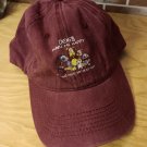 Burgundy Baseball Cap Dogs Make Me Happy Humans Make My Head Hurt New