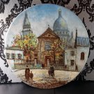 Porcelaine De Limoges Collectors Plate - L'Eglise Saint Pierreetle by Louis Dall