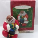 Joyful Santa 2001 That Big Hug Santa Gives Says It All Ornament #3 in Series IOB