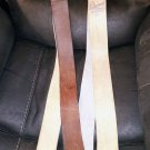 2 Antique Vtg Leather Straight Razor Straps Strops Sharpening Barber Chair 24 "