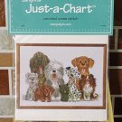 2001 Janlynn Suzy's Zoo 14 Count Cross Stitch Dogs of Duckport New Sealed