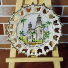 Vintage Souvenir San Simeon CA Hearst Castle Display Plate Wall Hanging Décor 6"