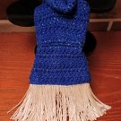 Dark Blue Knit Flapper Dress Handmade in Oregon for 11 1/2" Dolls Dark Blue Knit Flapper Dress Handmade in Oregon for 11 1/2" Dolls