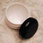 22 Pack 8 oz Solid White Plastic Jars with Black Screw-on Lids Makeup Creams