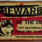 Beware of The Dog Not Responsible for Injury or Death 12x8 Metal Fence Sign Beware of The Dog Not Responsible for Injury or Death 12x8 Metal Fence Sign