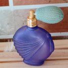 Frosted Blue Glass Perfume Bottle with Atomizer 3” Spray NWOT Frosted Blue Glass Perfume Bottle with Atomizer 3” Spray NWOT