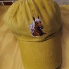 Horse Yellow Baseball Cap New Adjustable No Tags Pony Hat New 100% Cotton