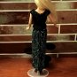 Black Blue Green Knitted Top Evening Dress Handmade Oregon for 11 1/2" Doll