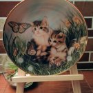 Franklin Mint Chasing Butterflies by Craig Sprovach Kitten Cat Collectors Plate Franklin Mint Chasing Butterflies by Craig Sprovach Kitten Cat Collectors Plate