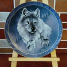 Bradford 1994 Silver Scout Spirit of the Wilderness Wolves Wolf Collectors Plate