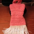 Pink Knit Flapper Dress Handmade in Oregon for 11 1/2" Dolls