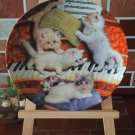1998 Making Music Jurgen Scholz Litter Rascals Kittens Collector Cat Plate