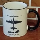 B-17G Flying Fortress Black and White Ceramic Double sided Coffee Tea Mug B-17G Flying Fortress Black and White Ceramic Double sided Coffee Tea Mug