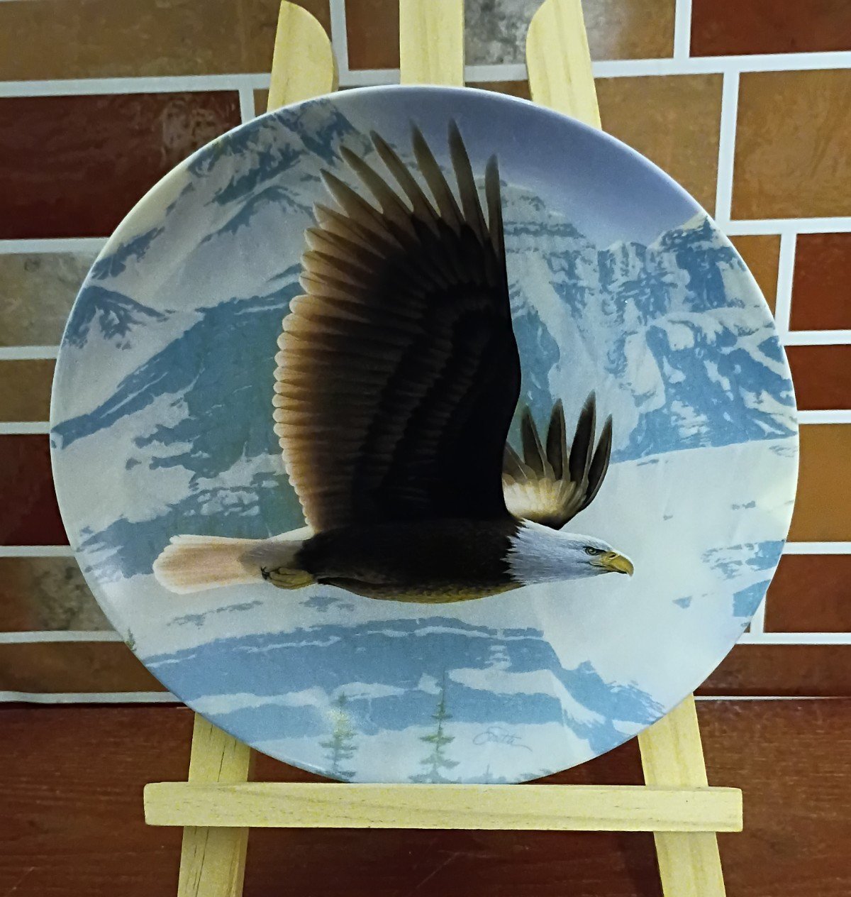 Knowles THE BALD EAGLE LE Fine China Plate Majestic Birds of Prey #3026D Smith