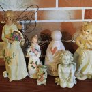 Lot of 6 Heavenly Angels Cherubs Very Cute! Various sizes Take a Look! Cherub