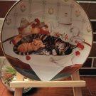 Franklin Mint Heirloom CAT NAP by Turi MacCombie Collectors Plate 1991 Kittens Franklin Mint Heirloom CAT NAP by Turi MacCombie Collectors Plate 1991 Kittens