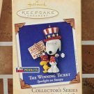 Hallmark Keepsake Peanuts The Winning Ticket Snoopy Woodstock 2004 USA Election