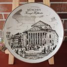Munich National Theater Porcelain Plate Munchen Hoftheater Handarbeit Germany