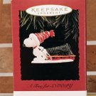 Hallmark Keepsake Peanuts A Tree For Snoopy Ornament 1996 red sled Christmas Hallmark Keepsake Peanuts A Tree For Snoopy Ornament 1996 red sled Christmas