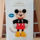 Hallmark Keepsake Ornament Vintage Tin Mickey Mouse Disney 2009