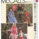 1983 McCall's 8787 - Size 2 4 Girls Boys Costume Flower Elf Gnome Princess