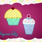 Handmade Scrapbooking Embellishments Fabric Cupcakes FREE SHIPPING