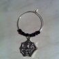 Set Of 4 Spider Web Wine Glass Charms -halloween