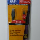 Lot of 3 - Belkin F3U138-06 Pro Series USB A to 5-Pin Mini-B Cable (6 Feet) Lot of 3 - Belkin F3U138-06 Pro Series USB A to 5-Pin Mini-B Cable (6 Feet)