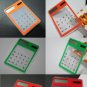 30 pieces Creative Cool solar powered Innovative Transparent Calculator with FREE SHIPPING