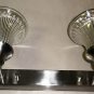 Optronics Brushed Nickel 12V Double Vanity Light W/Gustafuson 9015 Globe #DC13BN