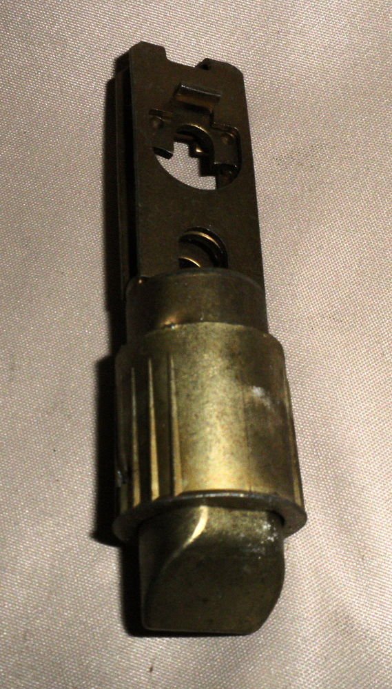 Kwikset 1" Round Drive In Face 2 3/8" Entry Door Latch US3 Bright Finish