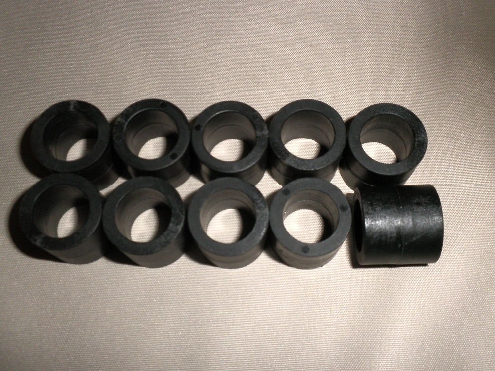 Plastic 11/16" Black Grommets/ Bushings / Spacers 3/4" O.D 9/16" I.D