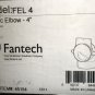 Fantech FEL4   4" Plastic Elbow For Ventilation Duct #45154