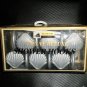 Better Homes Plastics Corp Silver Sea Shell Deluxe Shower Hooks Set 12 #0447120