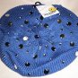 Joe Boxer OSFM Knit Blue / Bead / Metallic Beret #6941985620453