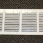 Continental Industries White 30" X 6" Return Air Grille 1/2" Louver #G35W3006