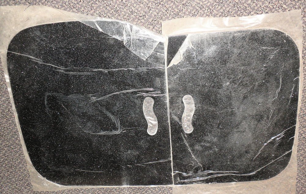 RV Black Corian Sink Cover Set Size 30 1/8" Wide X 19 1/8" Long X 3/8