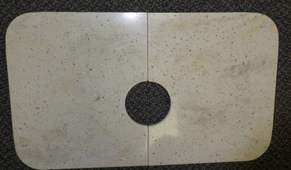 RV Tan Corian Sink Cover/Cutting Board Set Size 13 5/8" X 23 1/8" DYNSC0363