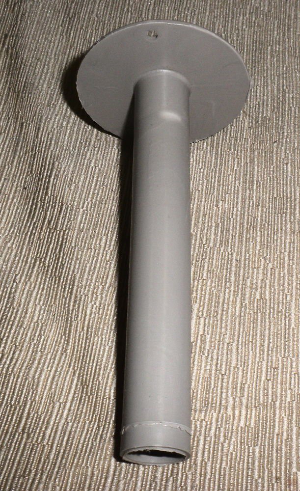 Atlantis Plastics / Lavanture Products LPC522 Gray 1/2" X 4 1/2" Grommet