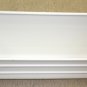 Off White Cabinet Door Storage Plastic Tray  Size: 9" X 4" X 2 3/8"