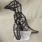 Green Piece Wire Art 10" Black Penguin #22010 UPC:644188220104