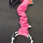B.W.P.P Pink Tropical Birds Rope Ring-Bungee-Squeak Toy For Dogs #96055