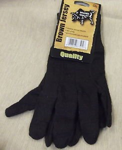 PIP Consumer Large Brown Jersey Gloves 1 Dozen #WA7524A UPC:078898875246