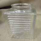 Sunlink Square Clear Jelly Jar Glass Light Shade #BG19102400 UPC:710534476881